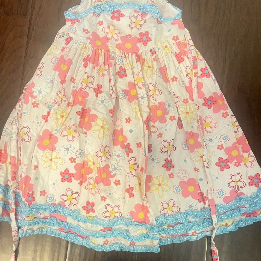 Marmellata Big Girls Short Sleeve Ruffled Sleeve Fit + Flare Dress